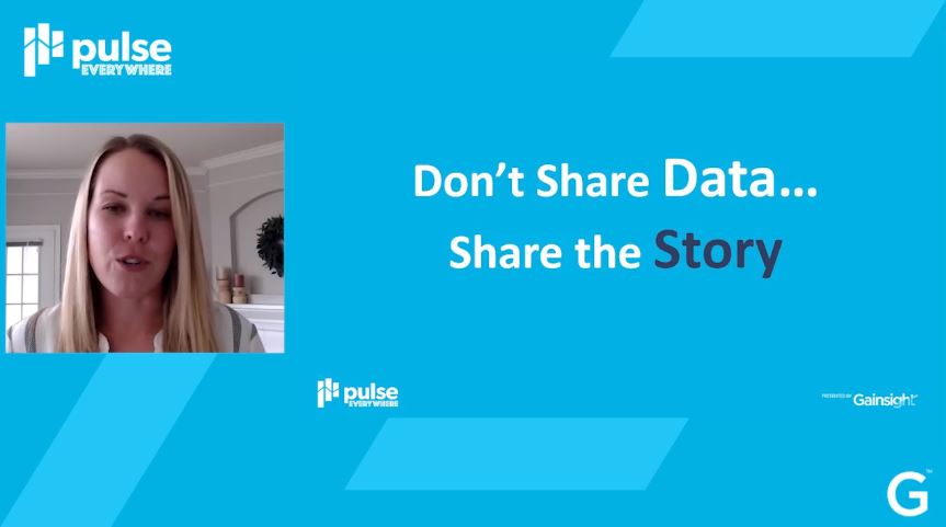 Don't share the data, share the story